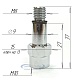 Переходник подключения гибкого шланга с M8 на M10 REMER — изображение 4