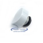 Выход ручного душа, белый, пластик