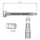Шланг подключения GROHE М8*1 — изображение 3